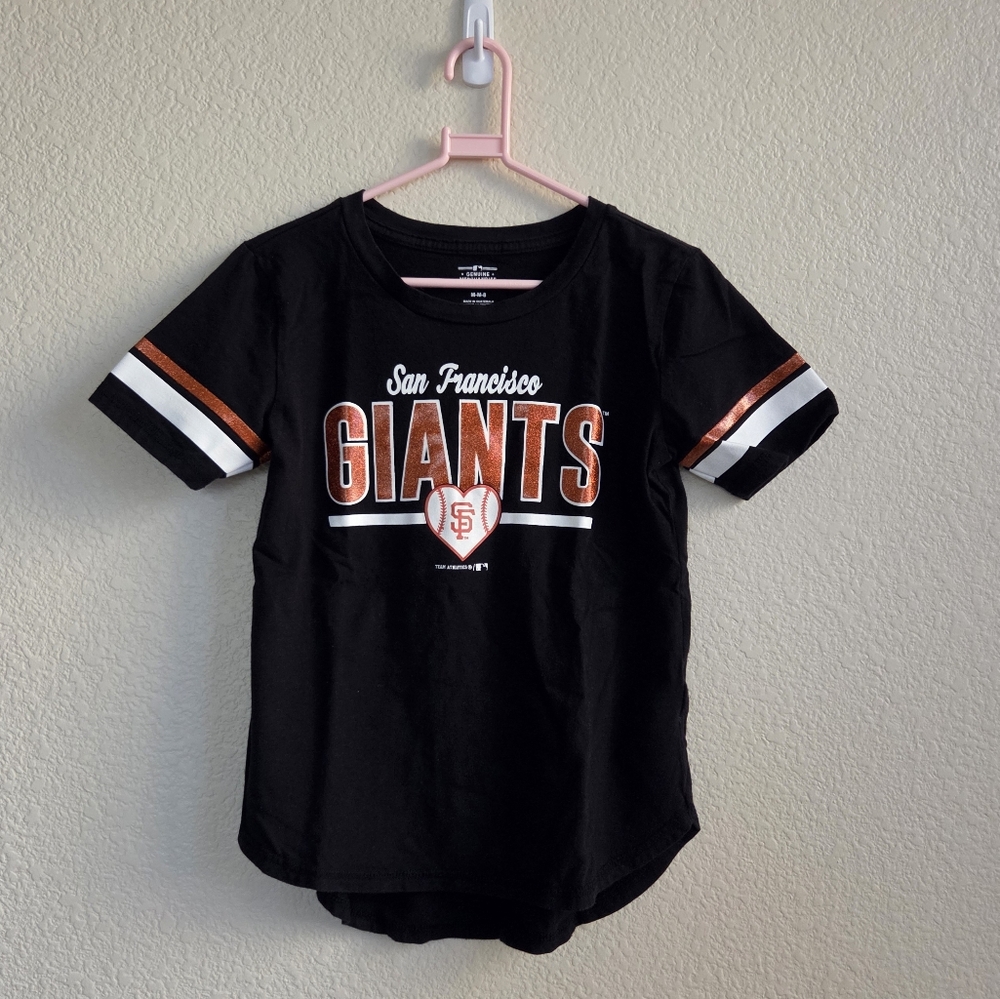 San Francisco Giants Kids Black T-Shirt